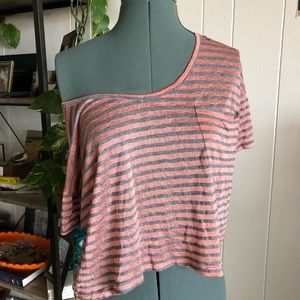 Cute, off the shoulder top.